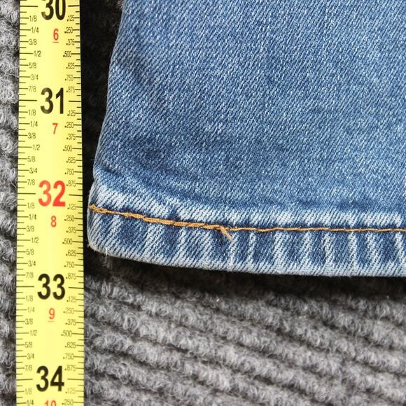 Levi’s Jeans Mens 32x32 Blue 511 Slim Stretch Medium Wash Hemmed - Picture 9 of 10